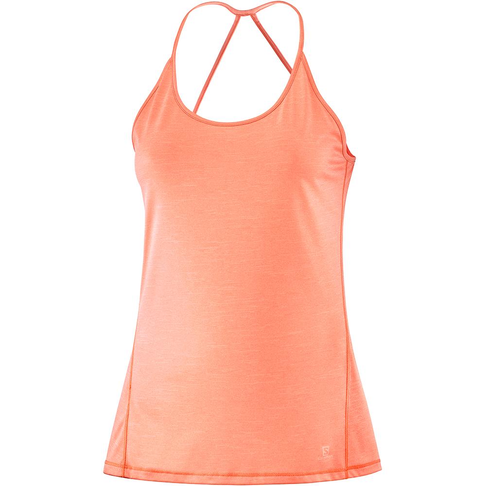 SALOMON COMET W Philippines - Women's Tank - Coral | 315062-TNF